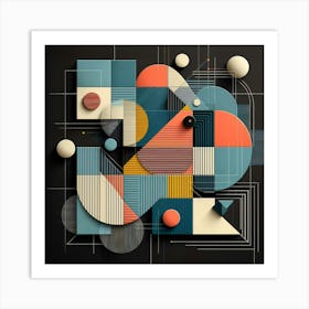 Abstract Geometric Design Art Print