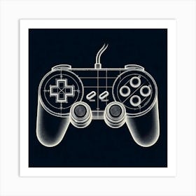 Video Game Controller 9 Art Print