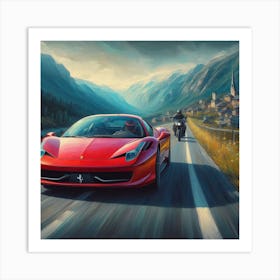 Ferrari 458 Italia 4 Art Print