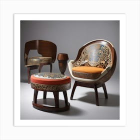 Chinese Furniture Art Print