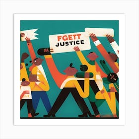 Fegt Justice Art Print