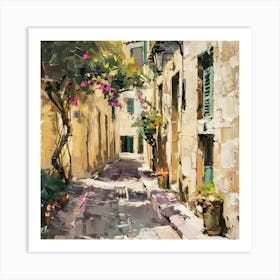 Alleyway Mallorca 1 Art Print