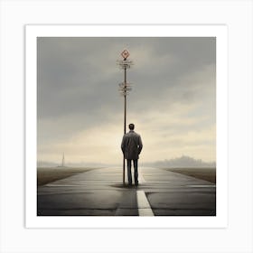 Man On The Street Art Print