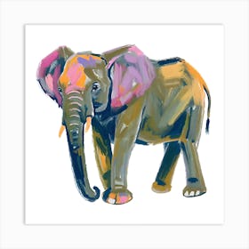 African Elephant 04 1 Art Print