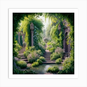 Fairy Garden Art Print