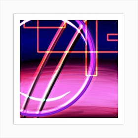 Neon Art Art Print