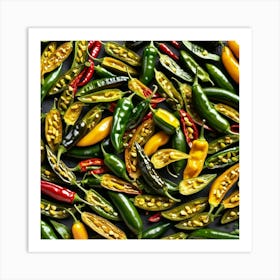 Chile Peppers Art Print