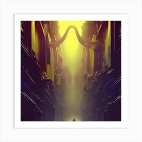 Futuristic City Art Print