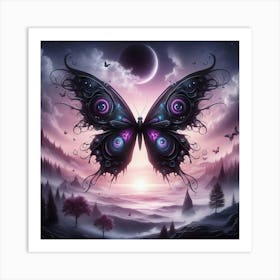 Butterfly In The Sky 24 Art Print