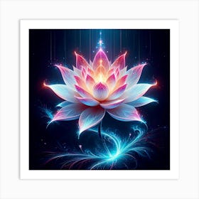 Lotus Flower Art Print