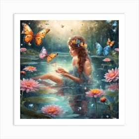 Lily Of The Pond Art Print
