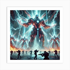 Kaiju Commanders Special Ability Converted Art Print