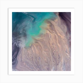 Arctic Sand Art Print