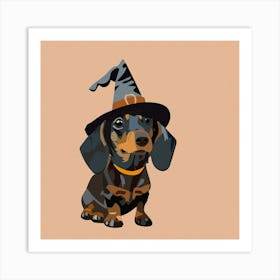 Dachshund 8285216 1280 Art Print