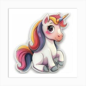 Unicorn 493 Art Print