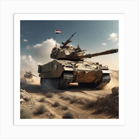 Iraq war 2 Art Print