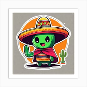 Mexican Cactus 40 Art Print