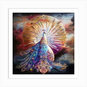 Peacock 12 Art Print