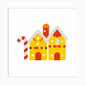 Gingerbread House 1 Art Print