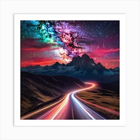 Road To Nebula Art Print