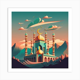 Islamic Mosque Art Print