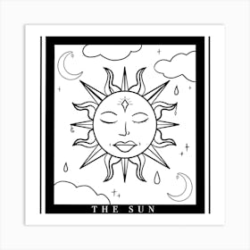 The Sun Tarot Art Print