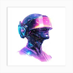 Vr Headset.Generated AI. Wall Art Print 7 Art Print