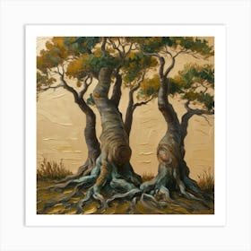 Three Trees Art Print