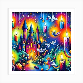 Super Kids Creativity:Night At The Castle Art Print