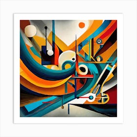 Abstract Painting 5 Art Print