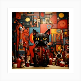 Pop Art Cats Art Print