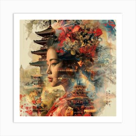 Asian Woman 3 Art Print