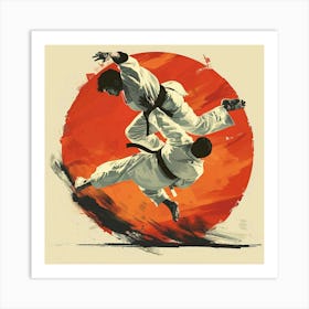 A Judo Throw Lofi Illustration 1718704668 3 Art Print