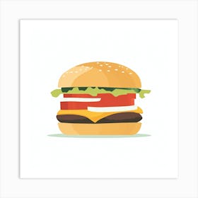 Hamburger 3 Art Print