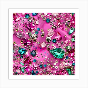 Rhinestones Art Print