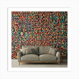 Geometric Wall Mural Art Print