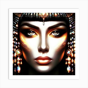 Cleopatra Portrait Artwork 200 Art Print