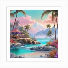 Tropical Paradise Art Print