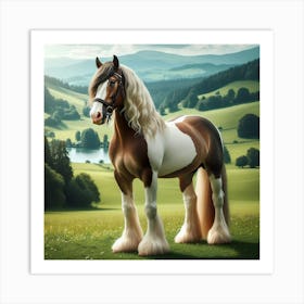 Clydesdale Horse 2 Art Print