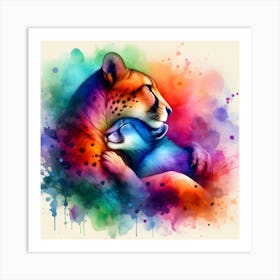 Cheetah Cub Art Print