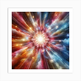 Nebula Burst 1 Art Print