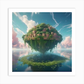 Island In The Sky 2 Art Print