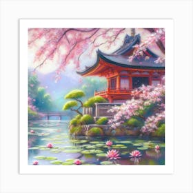 Japanese Pagoda 1 Art Print