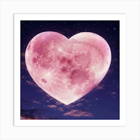 Pink Moon Art Print