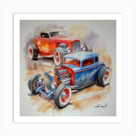 FM-10 OLD RODS Art Print