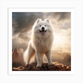 Samoyed 1 Art Print