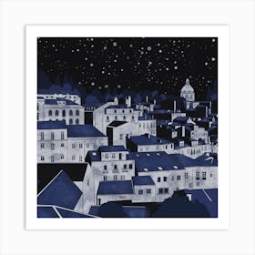 Evening in Old Town Part 1 Art Print