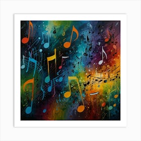 Music Notes 1 Art Print