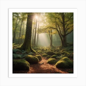 Forest Moss Art Print