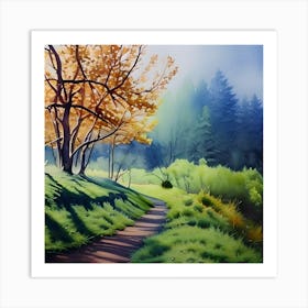 Trail Art Print